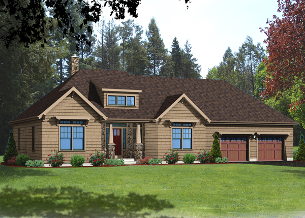 House Plan 9915-R rendering